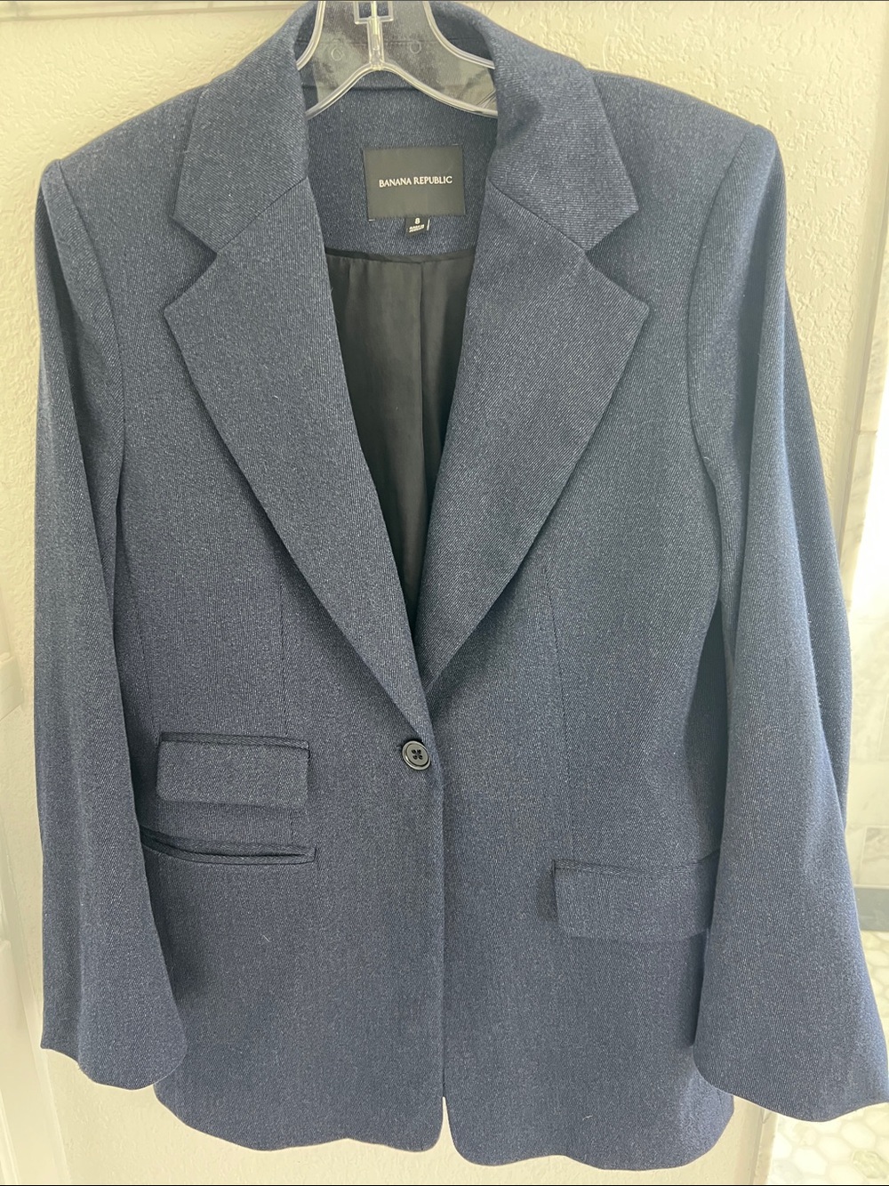 Banana Republic Navy Blue Single-Button Women's Blazer